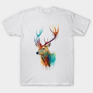 Colorful Deer #1 T-Shirt